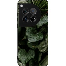 OnePlus 12 Case Hülle - Silikon schwarz Spring 23 fresh plants