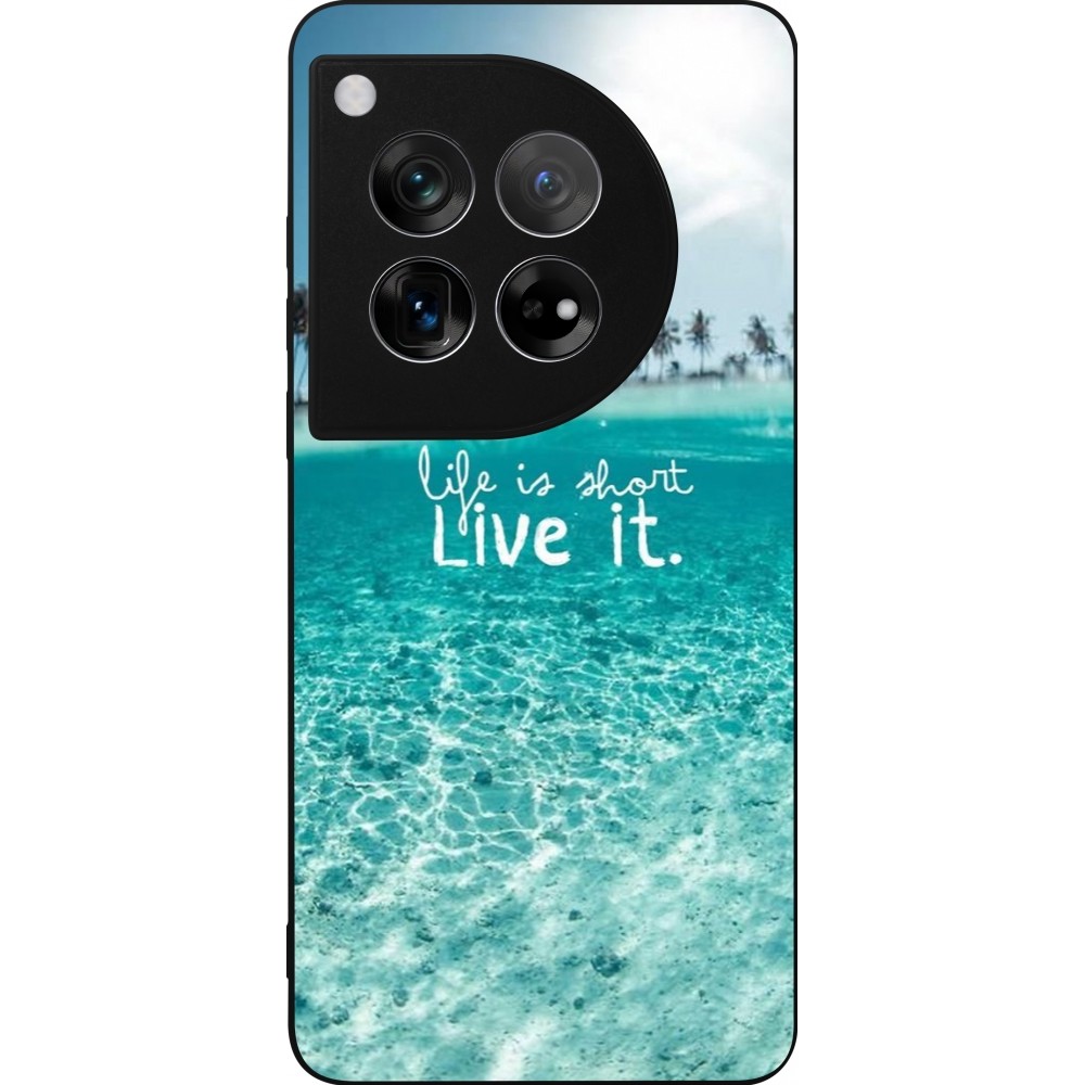 OnePlus 12 Case Hülle - Silikon schwarz Summer 18 24