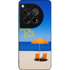 Coque OnePlus 12 - Silicone rigide noir Summer 2025 Bring me to the beach