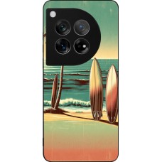 OnePlus 12 Case Hülle - Silikon schwarz Surf Paradise
