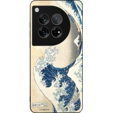 OnePlus 12 Case Hülle - Silikon schwarz Kunstbild - Die große Welle vor Kanagawa - Hokusai