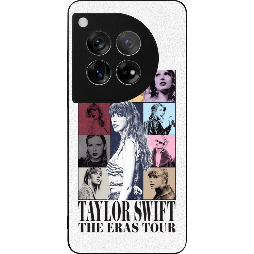 Coque OnePlus 12 - Silicone rigide noir Taylor Swift The Eras Tour