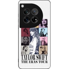 Coque OnePlus 12 - Silicone rigide noir Taylor Swift The Eras Tour