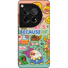 OnePlus 12 Case Hülle - Silikon schwarz Thats beacause of