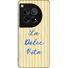 Coque OnePlus 12 - Silicone rigide noir The good life 2026