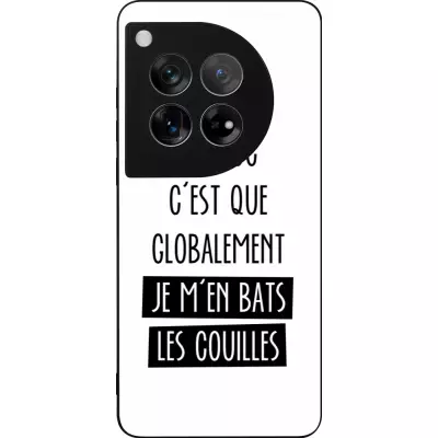 OnePlus 12 Case Hülle - Silikon schwarz Le truc globalement bats les couilles