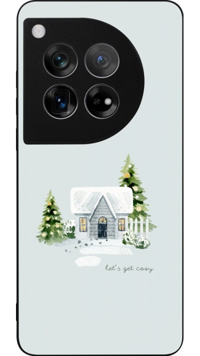 OnePlus 12 Case Hülle - Silikon schwarz Winter 25 Cosy House