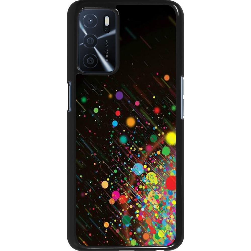 Oppo A16s Case Hülle - Abstract Bubble Lines