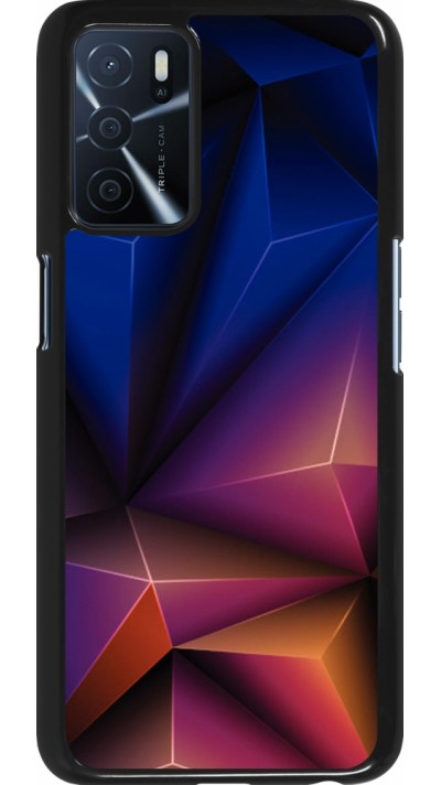 Coque Oppo A16s - Abstract Triangles 