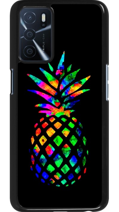 Coque Oppo A16s - Ananas Multi-colors