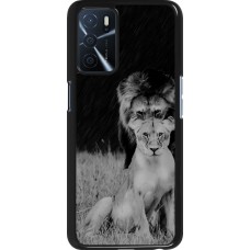 Coque Oppo A16s - Angry lions
