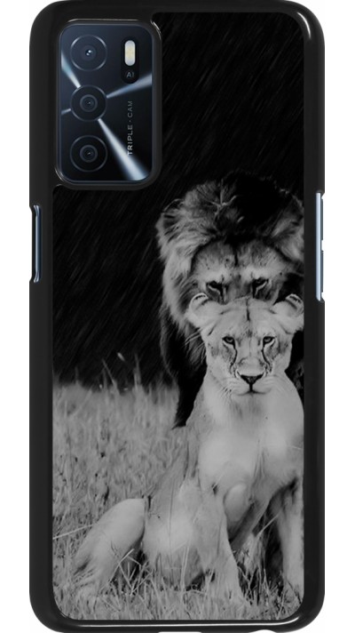 Coque Oppo A16s - Angry lions