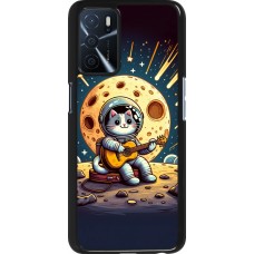 Coque OPPO A16s - AstroCat RockLune