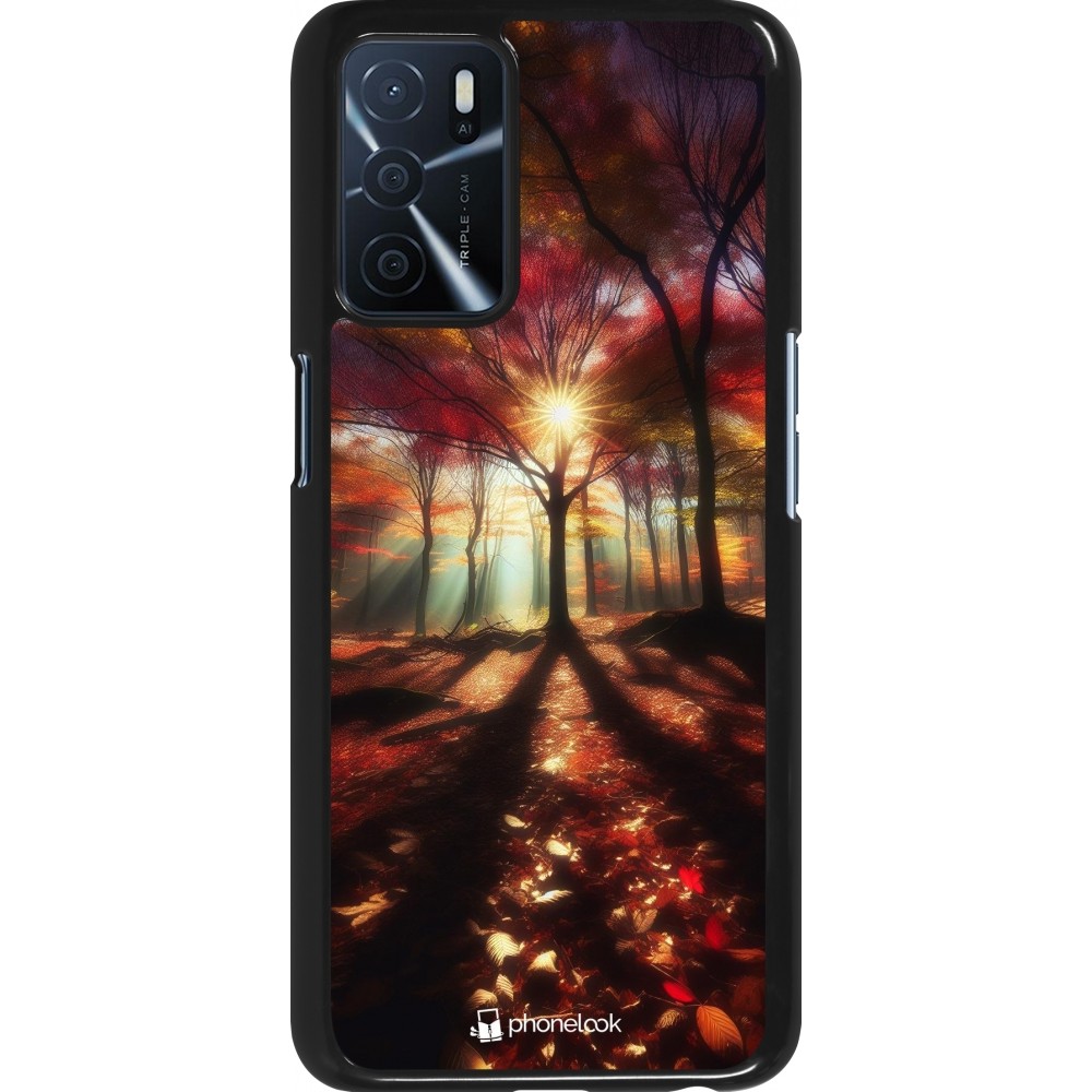 Coque OPPO A16s - Automne doré glare