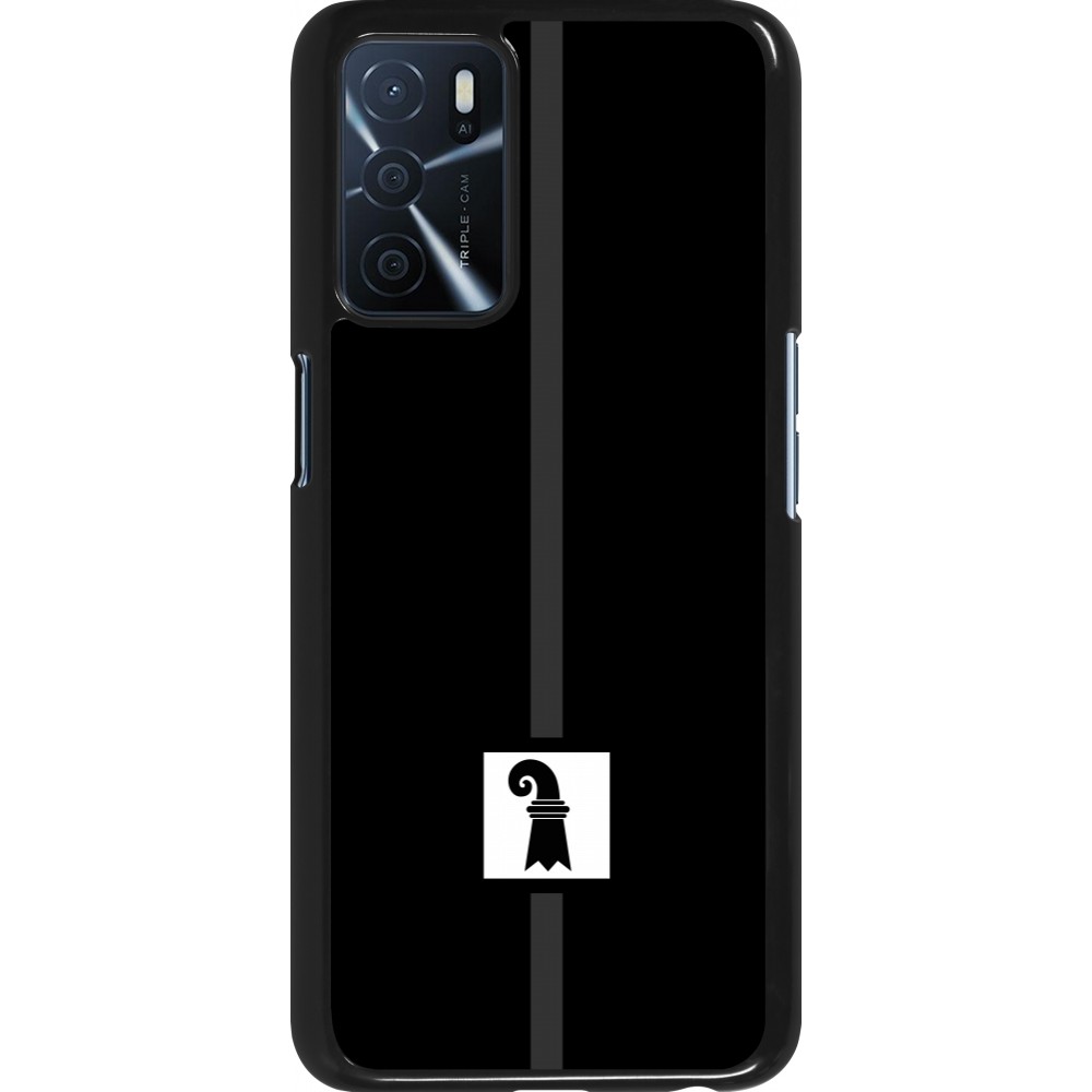 OPPO A16s Case Hülle - Kanton BS schwarz