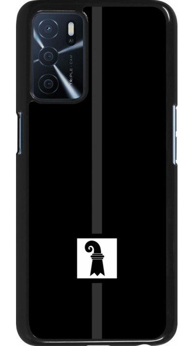 OPPO A16s Case Hülle - Kanton BS schwarz