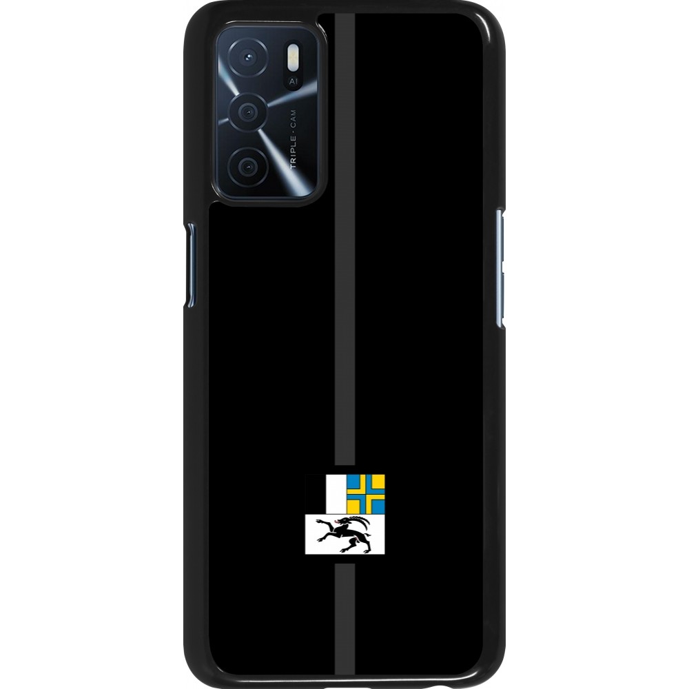 OPPO A16s Case Hülle - Kanton GR schwarz