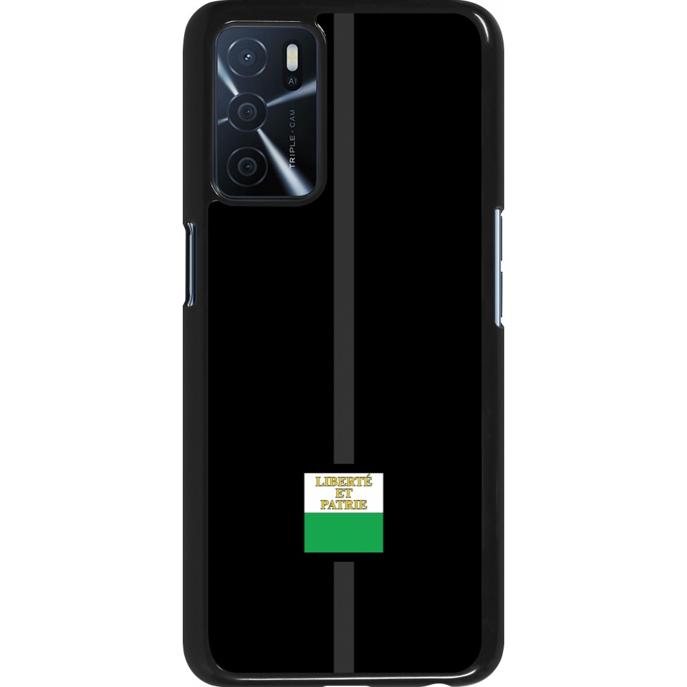 OPPO A16s Case Hülle - Kanton VD schwarz