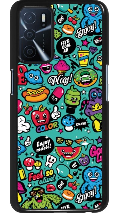 Coque Oppo A16s - Cartoons old school
