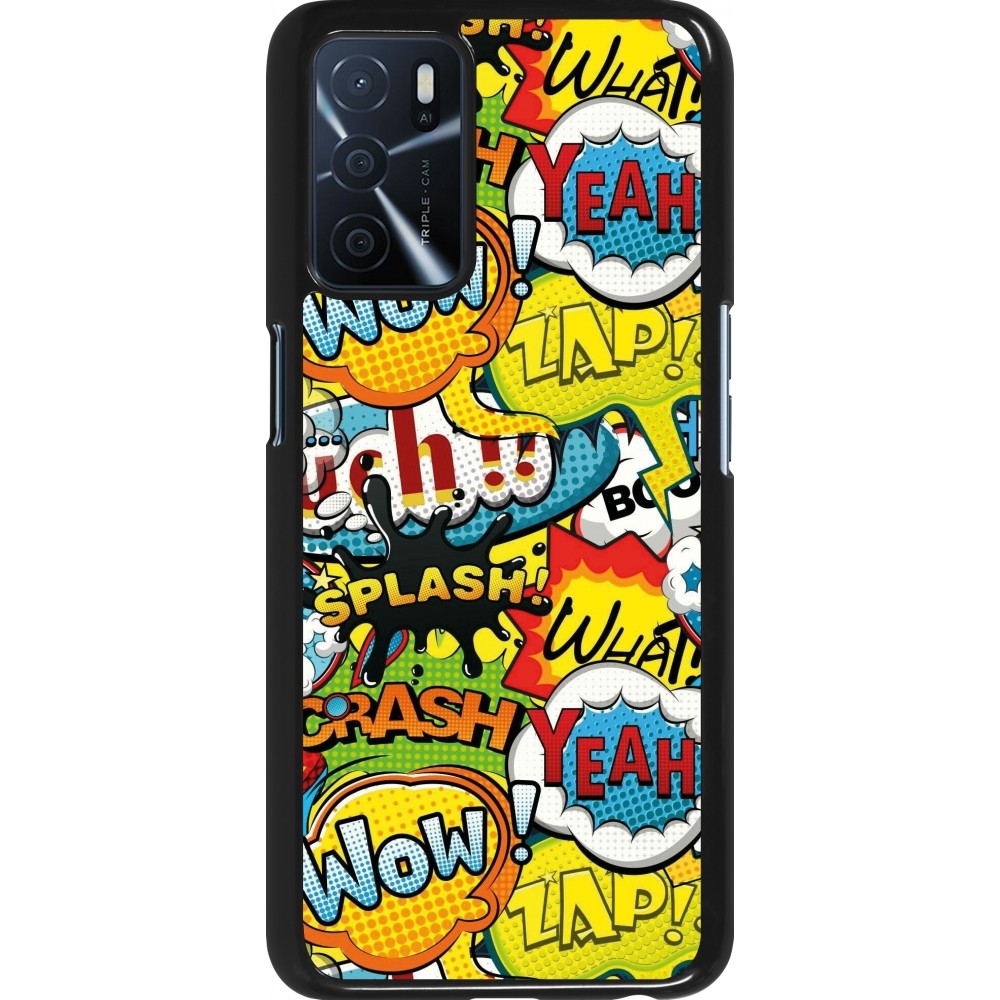 OPPO A16s Case Hülle - Cartoons slogans