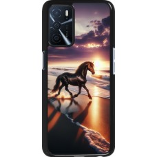 OPPO A16s Case Hülle - Pferd majestätisch Strand