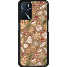 Coque OPPO A16s - Christmas 25 Pattern Ginger Cookie