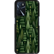 OPPO A16s Case Hülle - Christmas 25 Pattern Xmas Tree