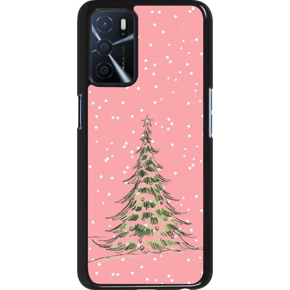 Coque OPPO A16s - Christmas 25 Pink Tree