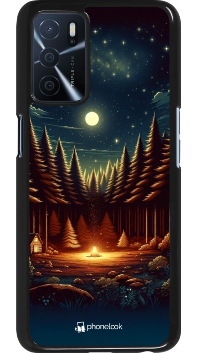 Coque OPPO A16s - Clairière éclairée par lanterne