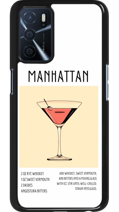 Coque OPPO A16s - Cocktail recette Manhattan