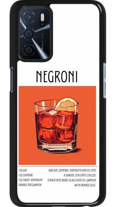 Coque OPPO A16s - Cocktail recette Negroni