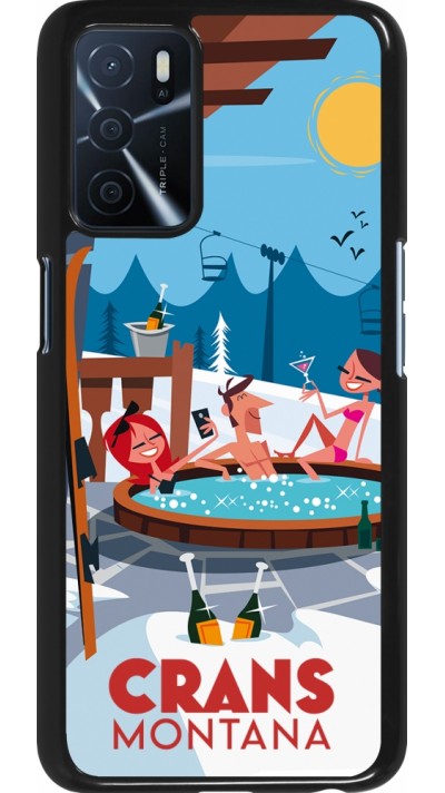 Coque Oppo A16s - Crans-Montana Mountain Jacuzzi