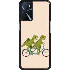 OPPO A16s Case Hülle - Dinosaurs on bikes 2026