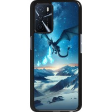 OPPO A16s Case Hülle - Drache nächtliche Berg
