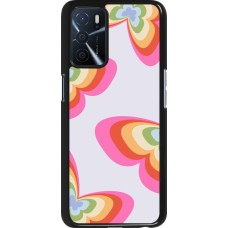 Coque OPPO A16s - Easter 2024 rainbow butterflies