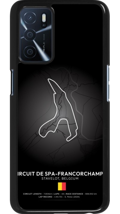 Coque OPPO A16s - F1 Track 2025 Belgium