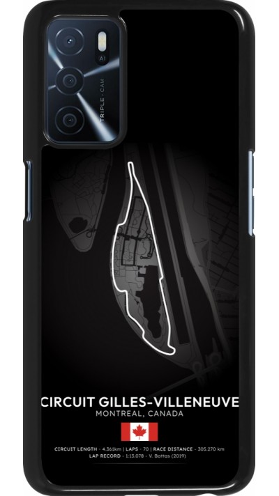 Coque OPPO A16s - F1 Track 2025 Canada