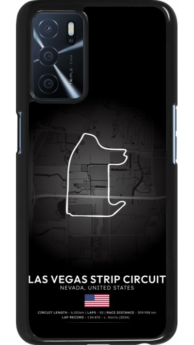 Coque OPPO A16s - F1 Track 2025 Las Vegas