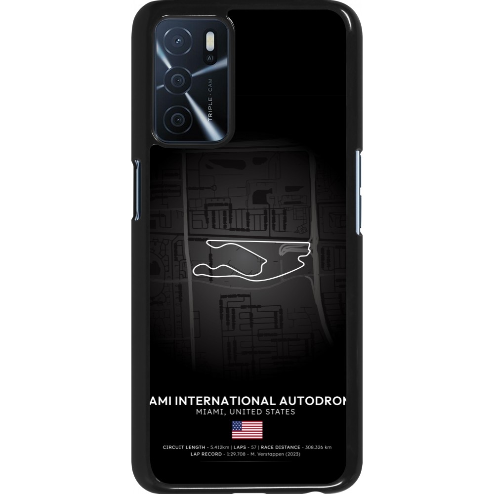 Coque OPPO A16s - F1 Track 2025 Miami