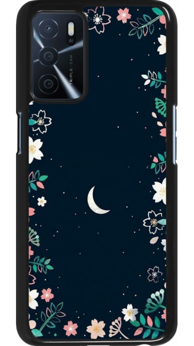 Coque Oppo A16s - Flowers space
