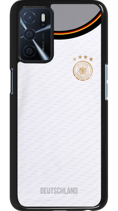 Oppo A16s Case Hülle - Deutschland 2022 personalisierbares Fußballtrikot