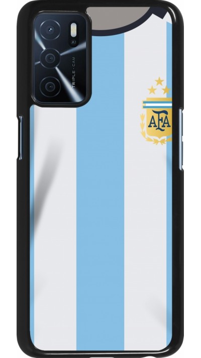 Coque Oppo A16s - Maillot de football Argentine 2022 personnalisable