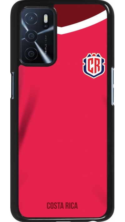 Oppo A16s Case Hülle - Costa Rica 2022 personalisierbares Fussballtrikot