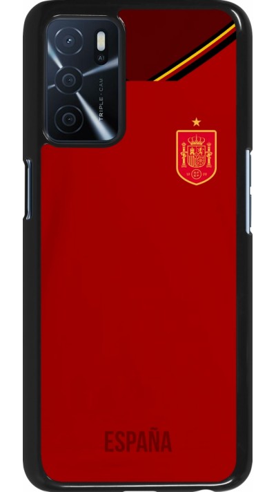 Coque Oppo A16s - Maillot de football Espagne 2022 personnalisable