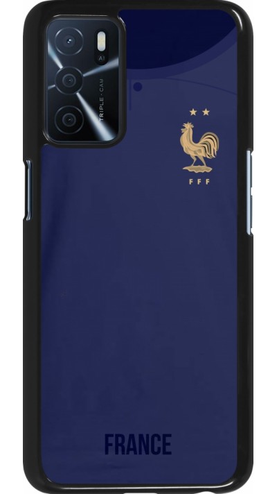 Coque Oppo A16s - Maillot de football France 2022 personnalisable