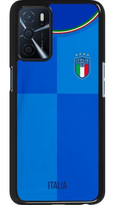 Coque Oppo A16s - Maillot de football Italie 2022 personnalisable