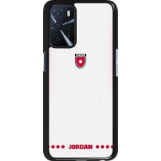 OPPO A16s Case Hülle - Jordanien 2026 personalisierbares Fussballtrikot