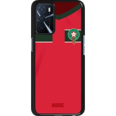 Coque Oppo A16s - Maillot de football Maroc 2022 personnalisable