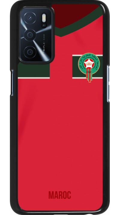 Oppo A16s Case Hülle - Marokko 2022 personalisierbares Fussballtrikot