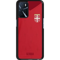 Oppo A16s Case Hülle - Serbien 2022 personalisierbares Fussballtrikot